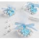 Blue Stroller Baby Shower Favor Charms 12ct