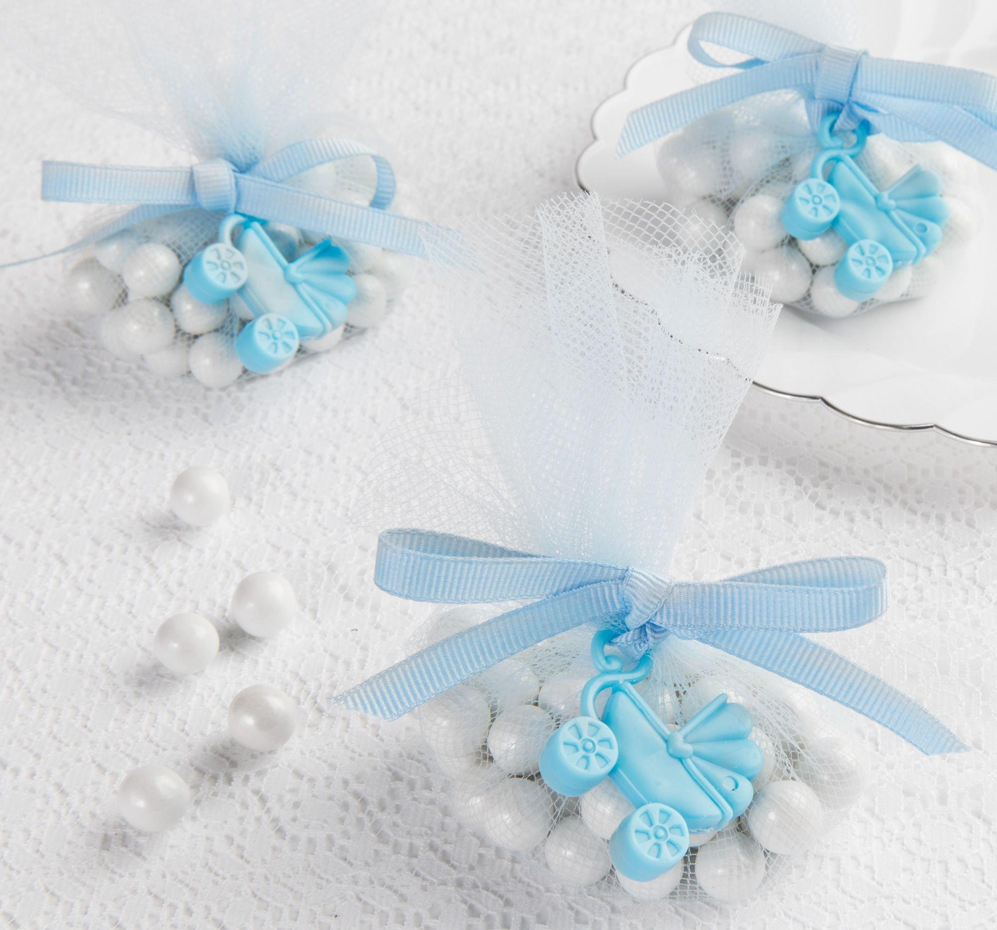 12ct Light Blue Candy Goodie Bag Party Favors (12 Pack) Bulk Candy