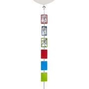 Blue, Green & Red Photo Balloon Weight Tail
