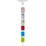 Blue, Green & Red Photo Balloon Weight Tail