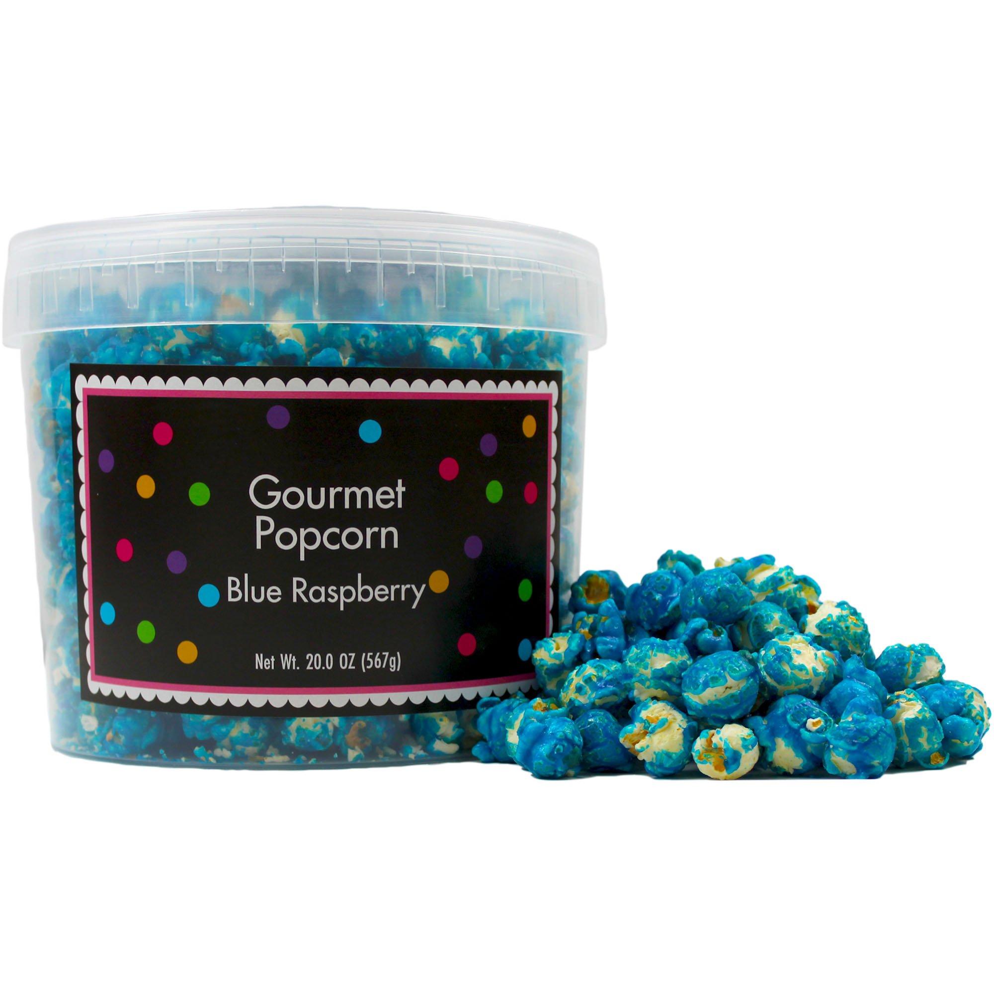 Blue Raspberry Gourmet Popcorn Tub 20oz Party City