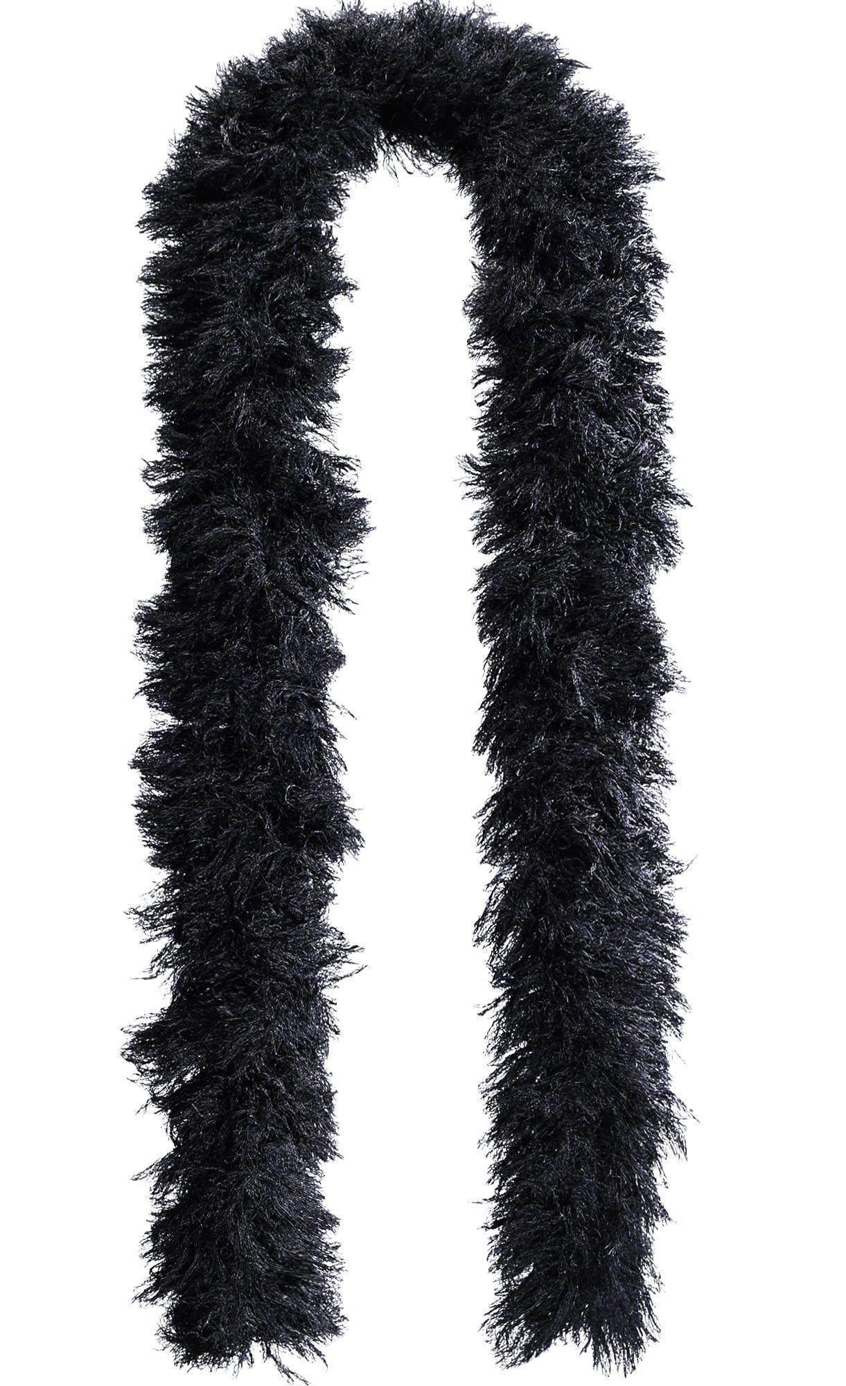 SUPER Sized Featherless Boa - Black – Happy Boa: Faux Feather Boa