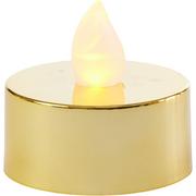 Metallic Gold Tealight Flameless LED Candles 18ct
