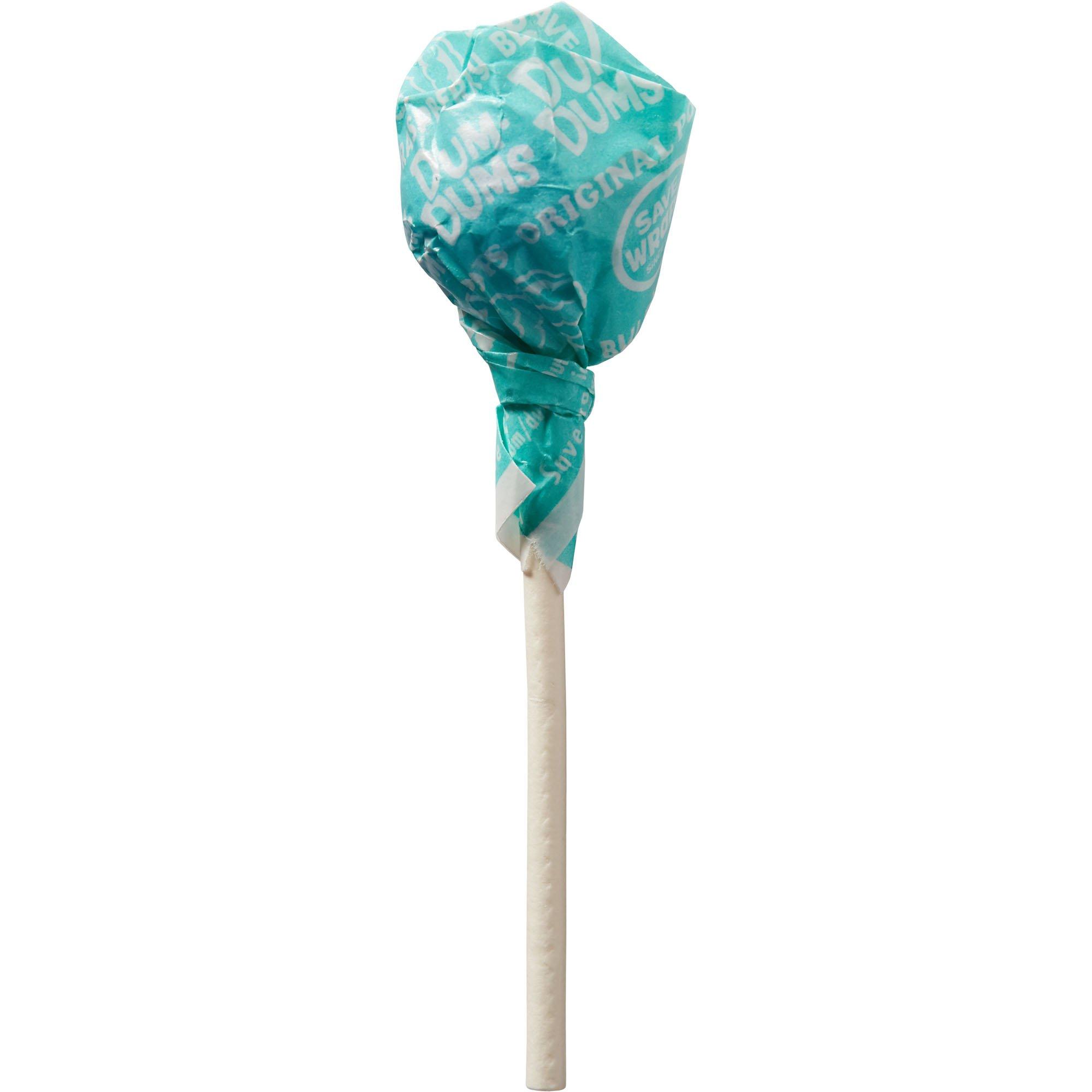 Robin's Egg Blue Dum Dums Lollipops, 80pc - Blue Raspberry Flavor