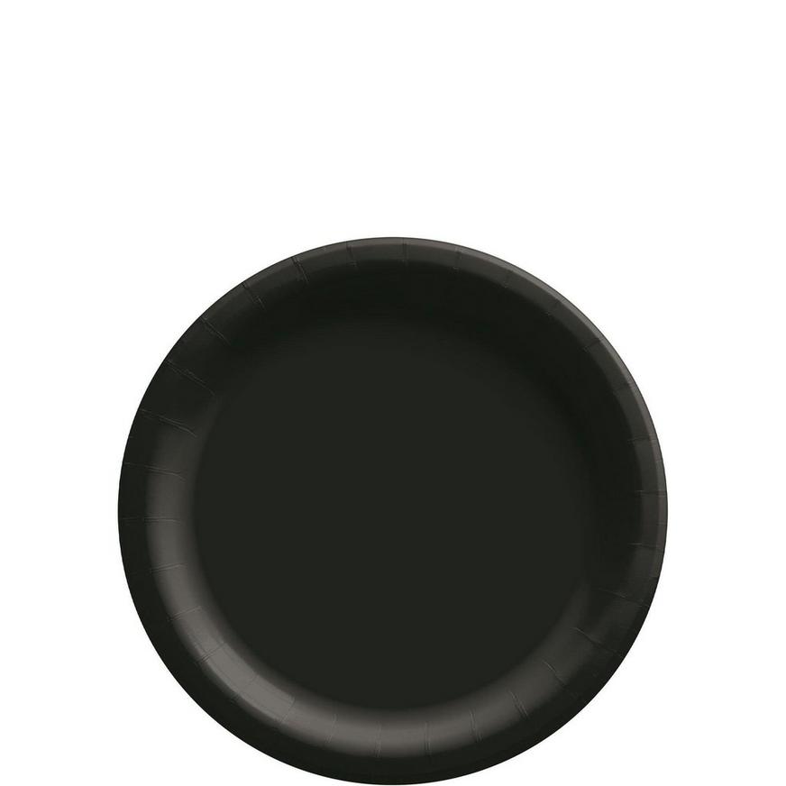 Black Paper Tableware Kit for 50 Guests