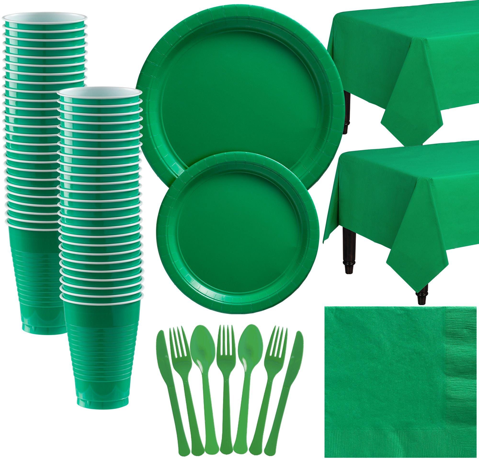 Emerald Green 12 Ounce Cups - Package of 20