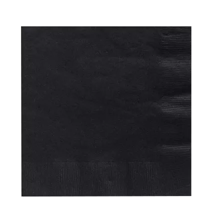 Black Plastic Tableware Kit for 50 Guests Party City