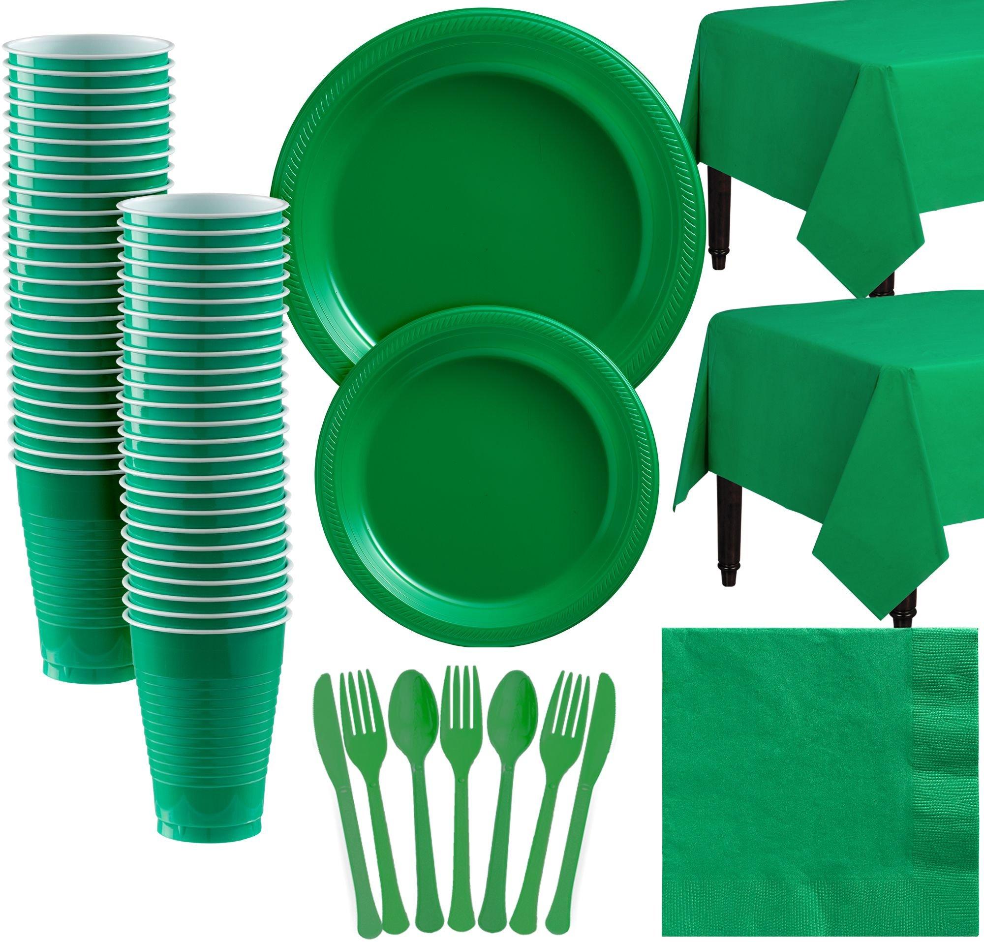 Plastic Tableware Kit for 50 Guests