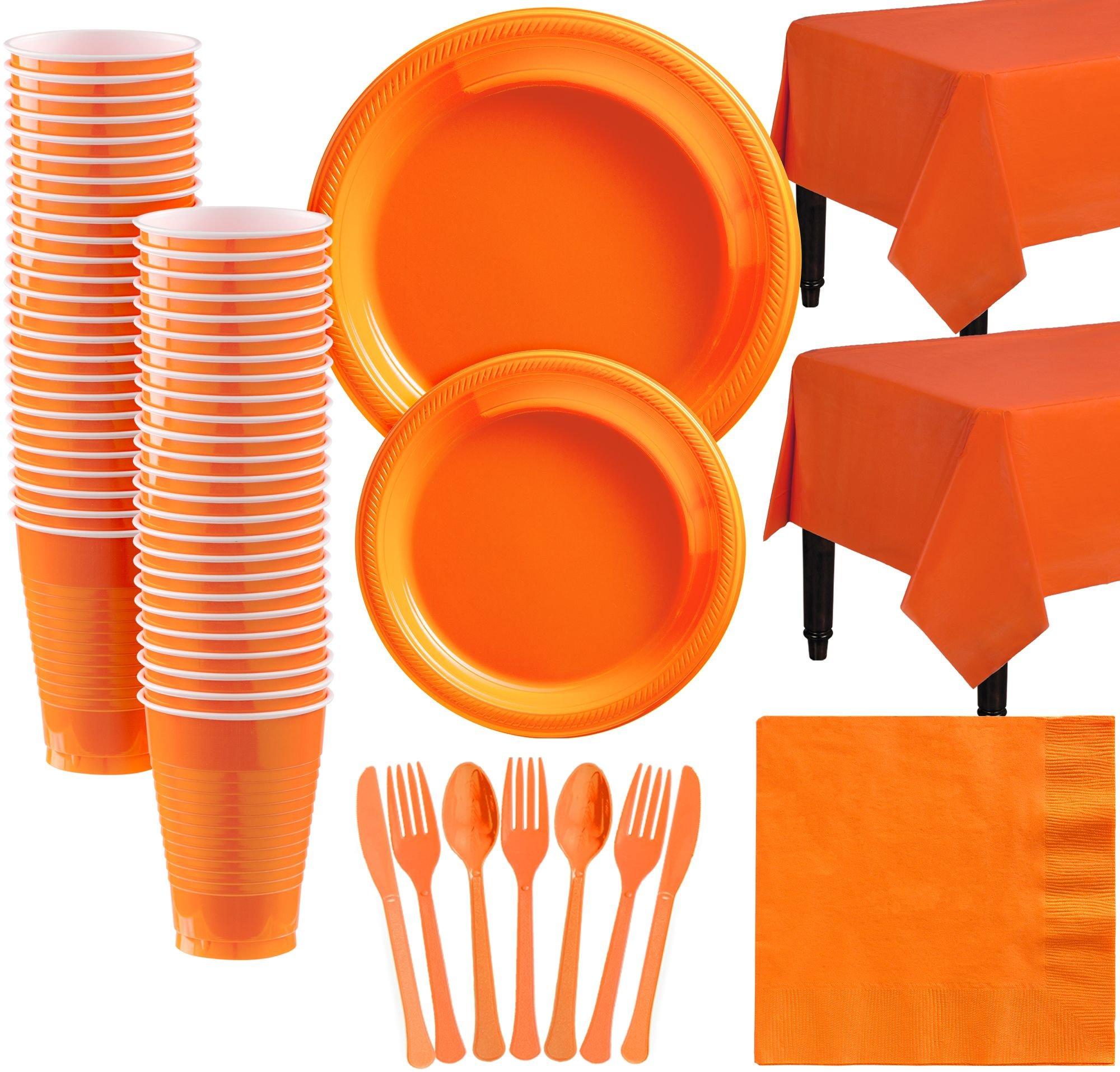 Plastic Tableware Kit for 50 Guests