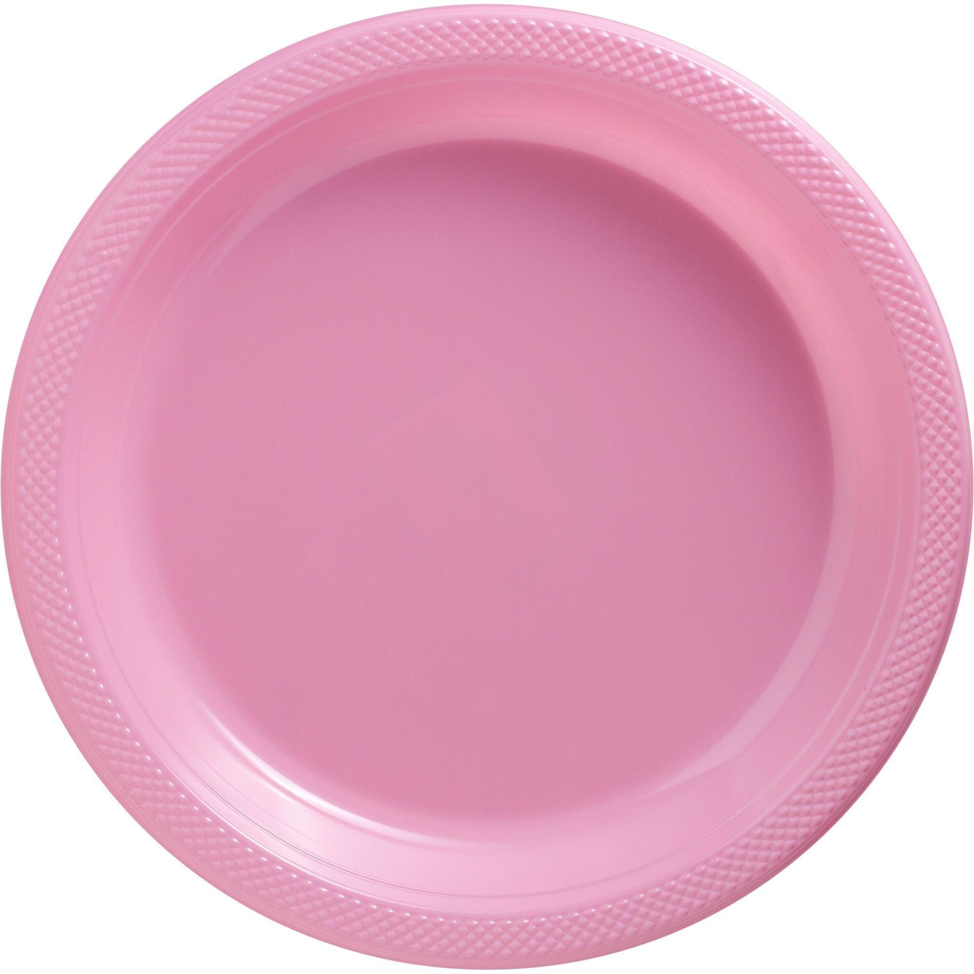 New Pink Plastic Tableware Kit for 50 Guests | Party City