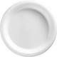 White Plastic Disposable Tableware Kit for 50 Guests