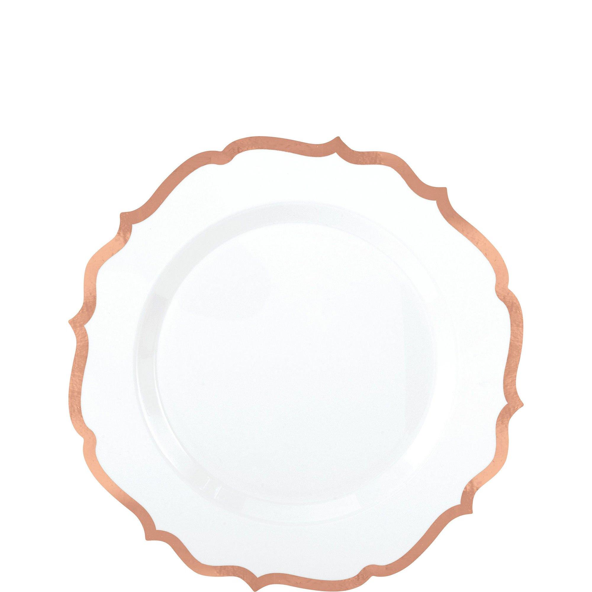 Ornate Premium Plastic Dessert Plates 20ct