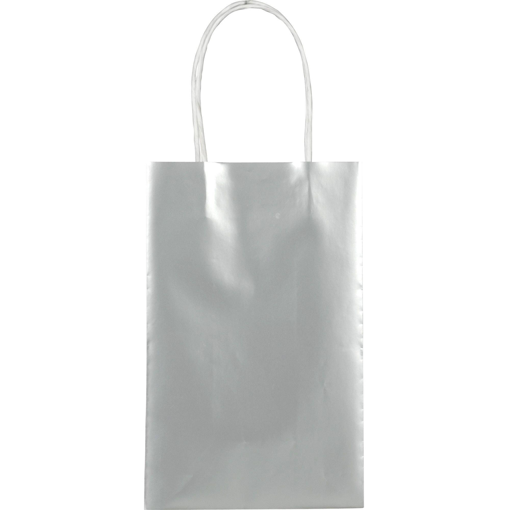 Medium Metallic Kraft Bags 10ct