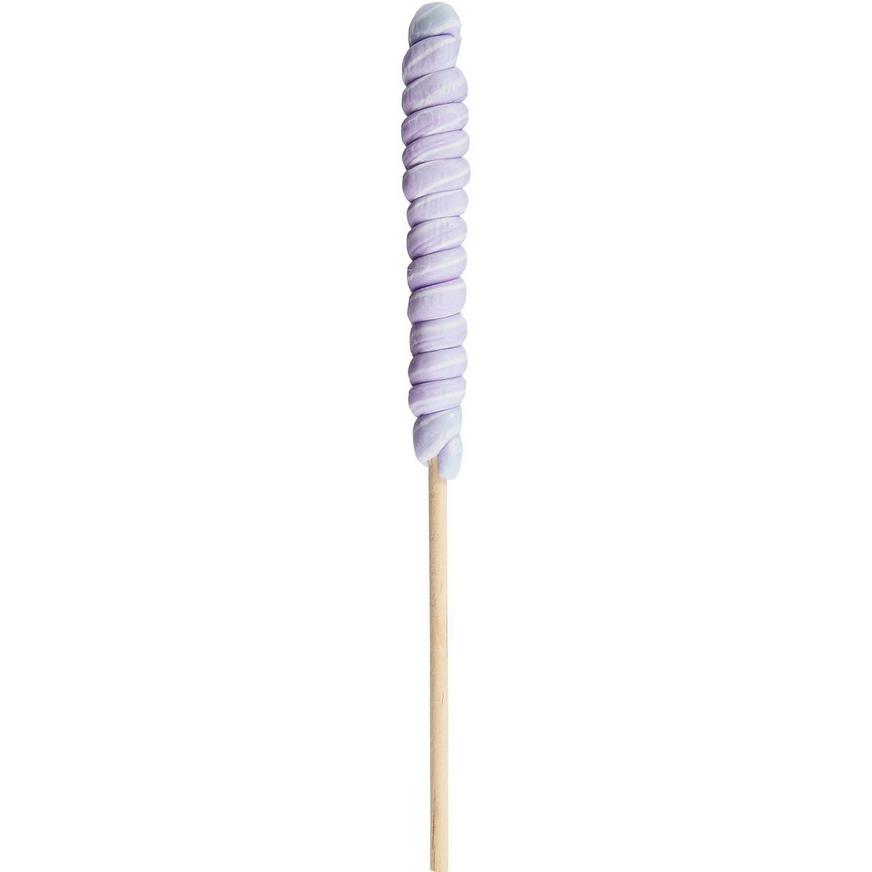 Large Lavender Twisty Lollipops 6ct