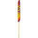 Large Rainbow Twisty Lollipops, 6ct - Tutti Frutti Flavor