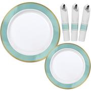 Color Border Premium Tableware Kit for 20 Guests