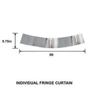 Gray & Silver Fringe Banners 9ct