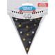 Mini Create Your Own Gold & Silver Polka Dots Pennant Banner