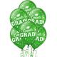 15ct, Green Congrats Grad Balloons