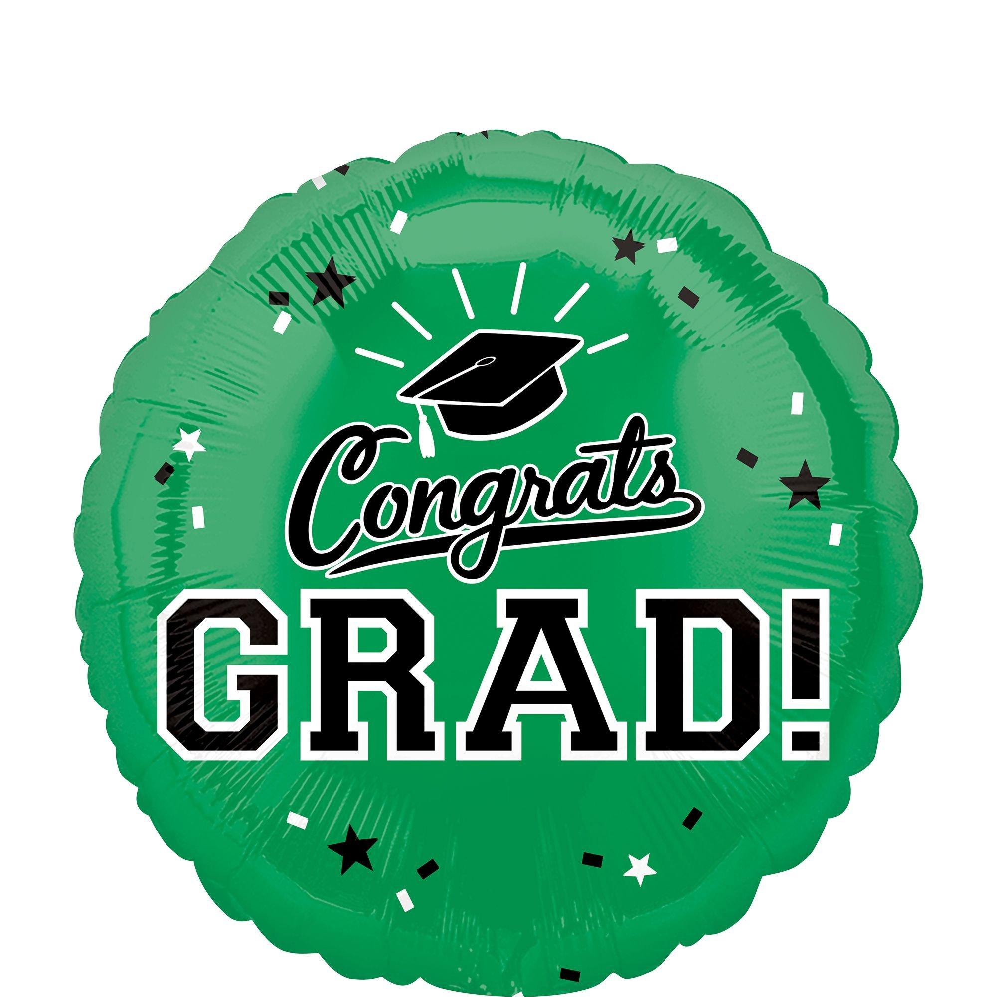 Green Congrats Grad Balloon 17in | Party City