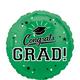 Green Congrats Grad Balloon