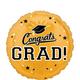 Gold Congrats Grad Balloon