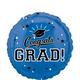 Blue Congrats Grad Balloon
