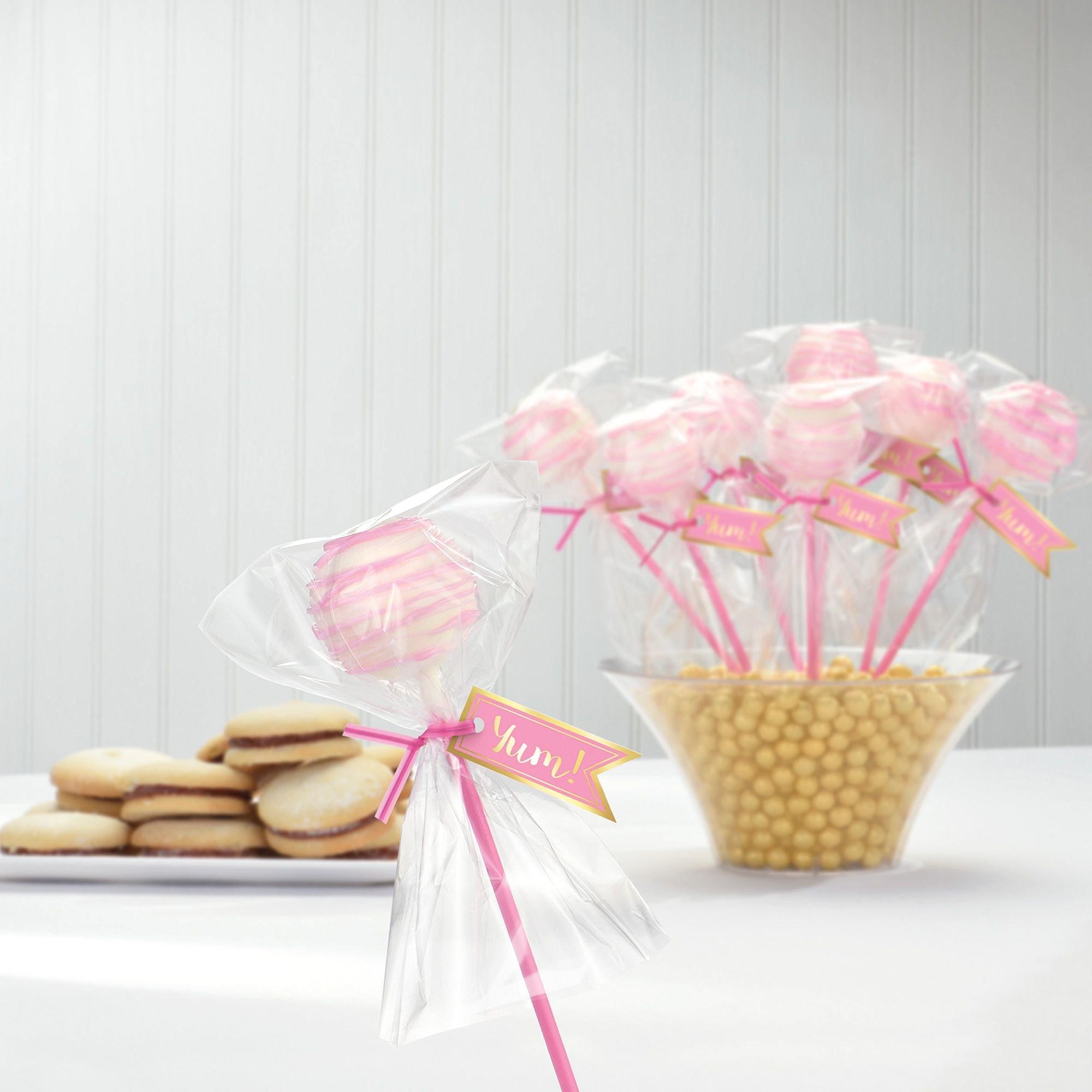 Pink Cake Pop Kit for 24