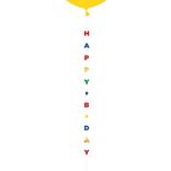 Primary Happy B Day Balloon Tail