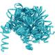 Glitter Caribbean Blue Curled Gift Ribbons