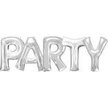 Giant Silver Party Letter Balloon Kit 6pc