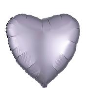 17in Stone Satin Heart Balloon