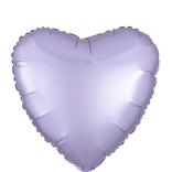 17in Lavender Satin Heart Balloon