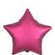 Bright Pink Satin Star Balloon