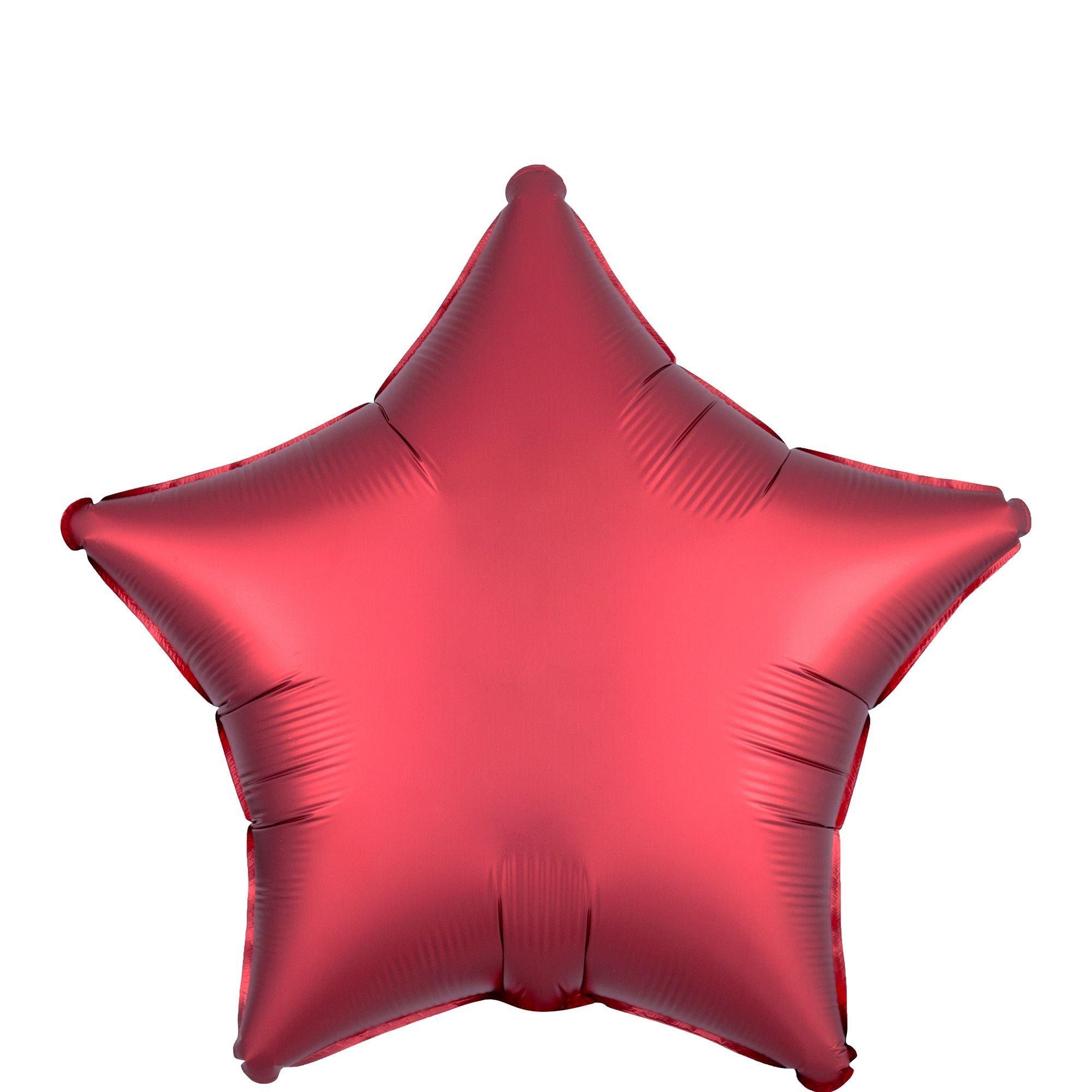 Festive Green Star Foil Balloon, 19in