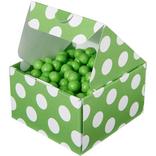 Kiwi Green Polka Dot Treat Boxes 10ct