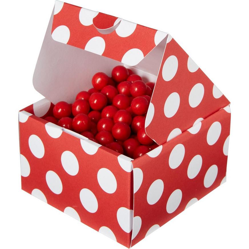 Red Polka Dot Treat Boxes 10ct