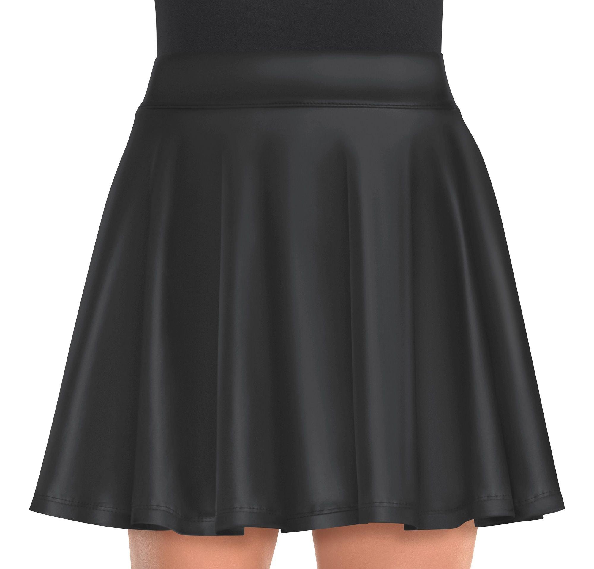 Womens Black Flare Skirt | Party City