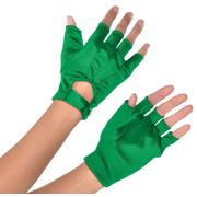 Adult Green Fingerless Gloves