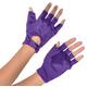 Adult Purple Fingerless Gloves