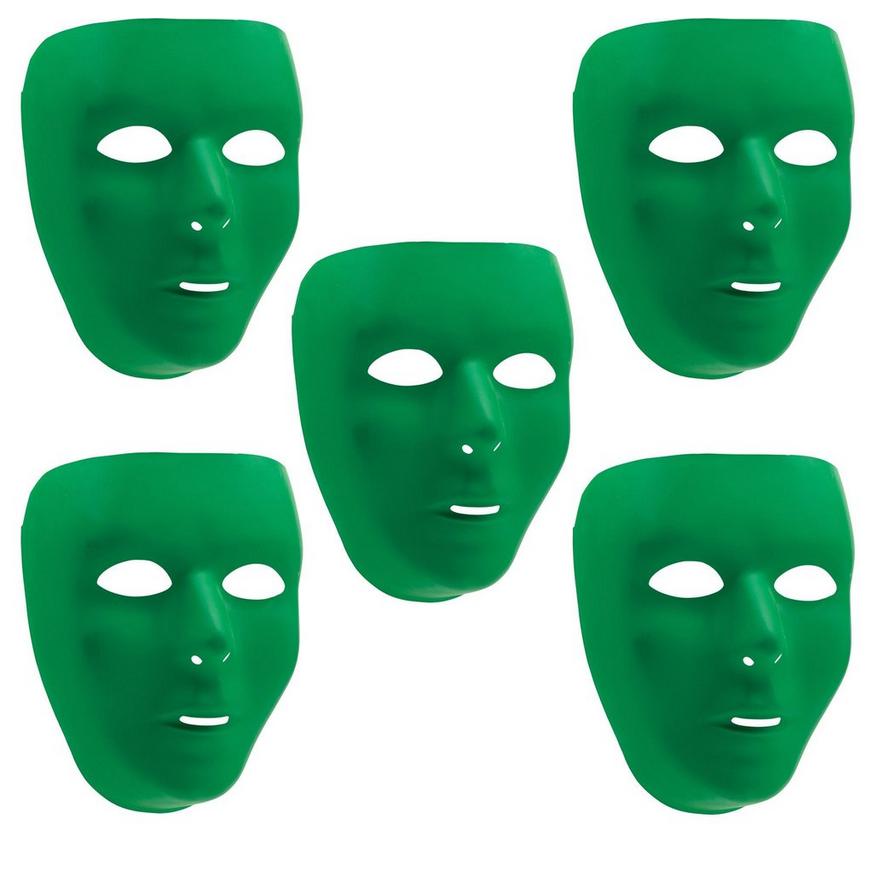 Green Face Masks 10ct