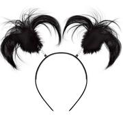 Black Ponytail Head Boppers 10ct