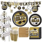 Congrats Grad Graduation Party Kit for 60 Guests