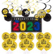 Yellow Congrats Grad 2022 Graduation Decorating Kit