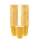 Sunshine Yellow Plastic Tableware Kit for 100 Guests