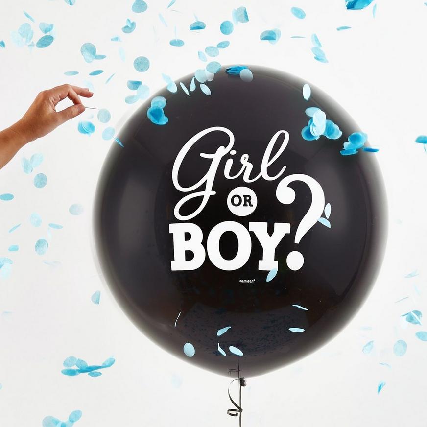 Boy Gender Reveal Balloon with Confetti