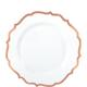 White Rose Gold-Trimmed Ornate Premium Tableware Kit for 40 Guests