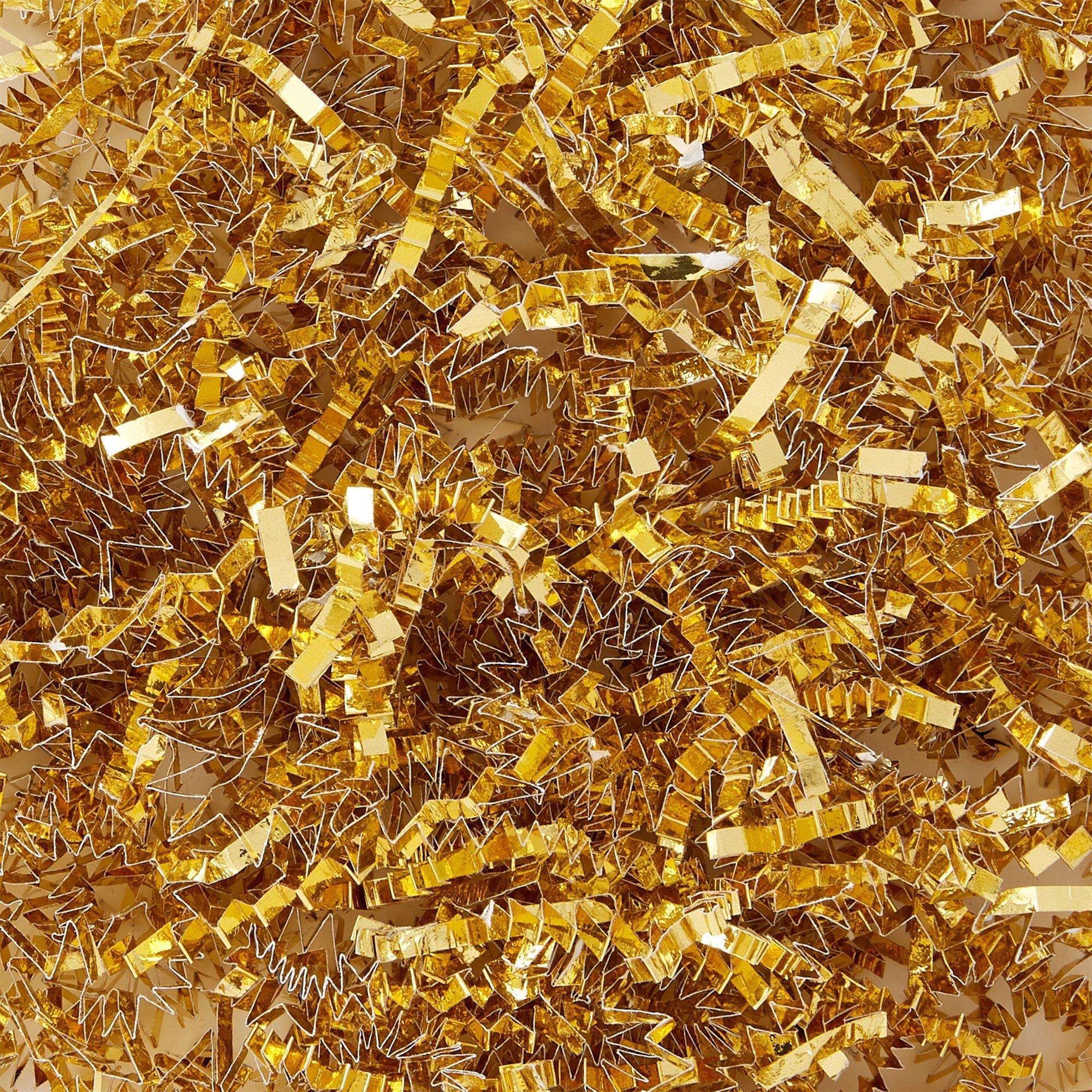 Yellow Crinkle Paper Shreds 2oz