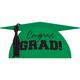 Green Graduation Cap Cake Topper