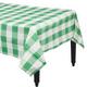 Green & White Plaid Table Cover 